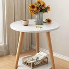 Tobin Two-Tier Wooden Side Table