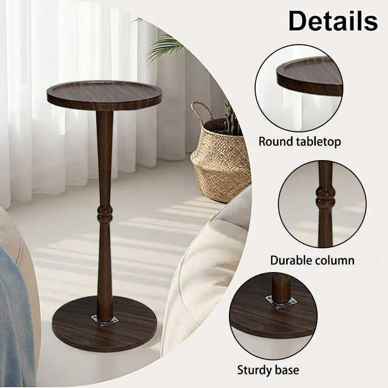 Alden Pedestal Side Table