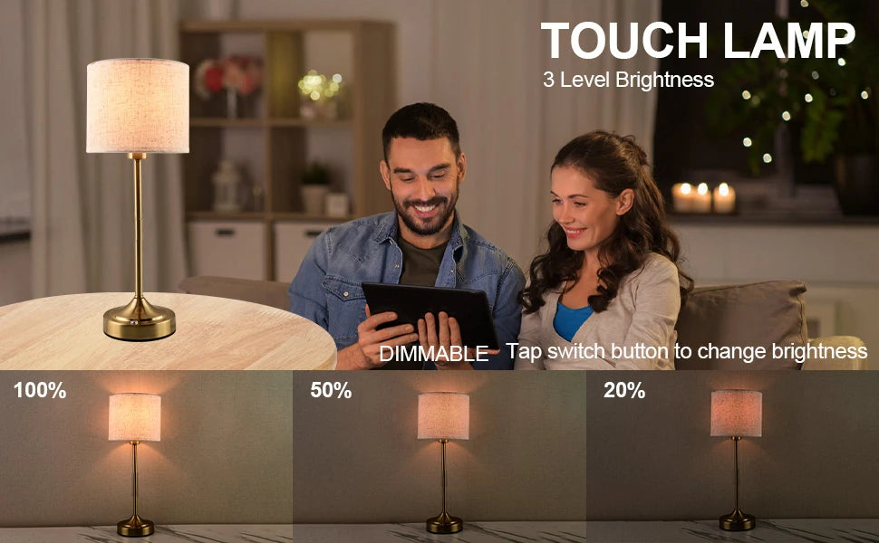 Tova Cordless Fabric Table Lamp