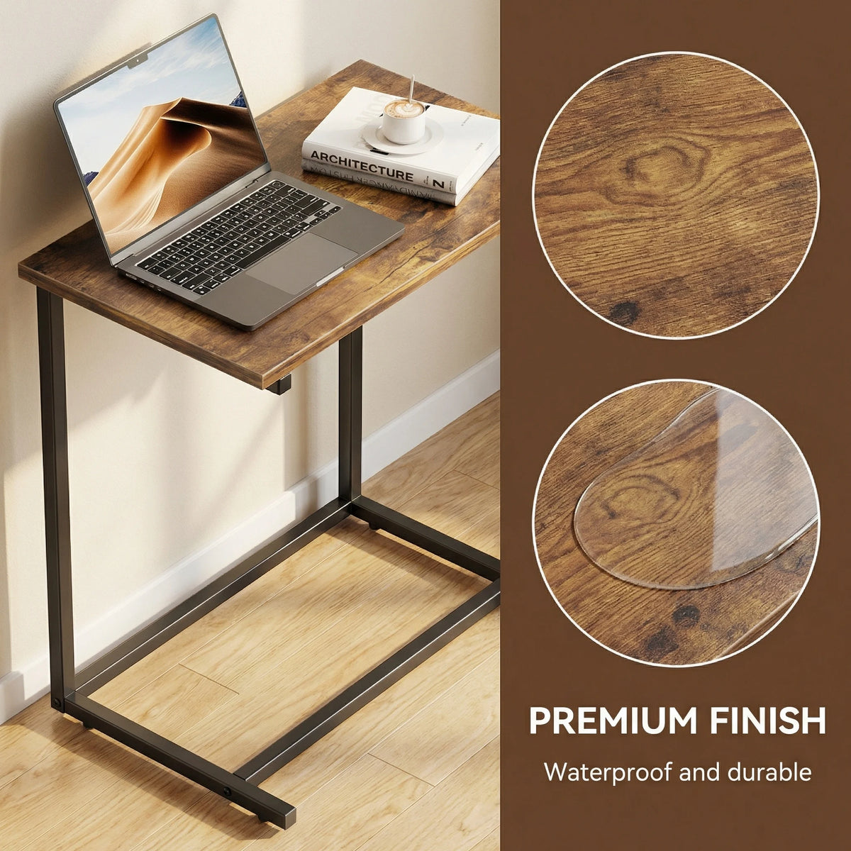 Kit C-Shaped Sofa Side Table