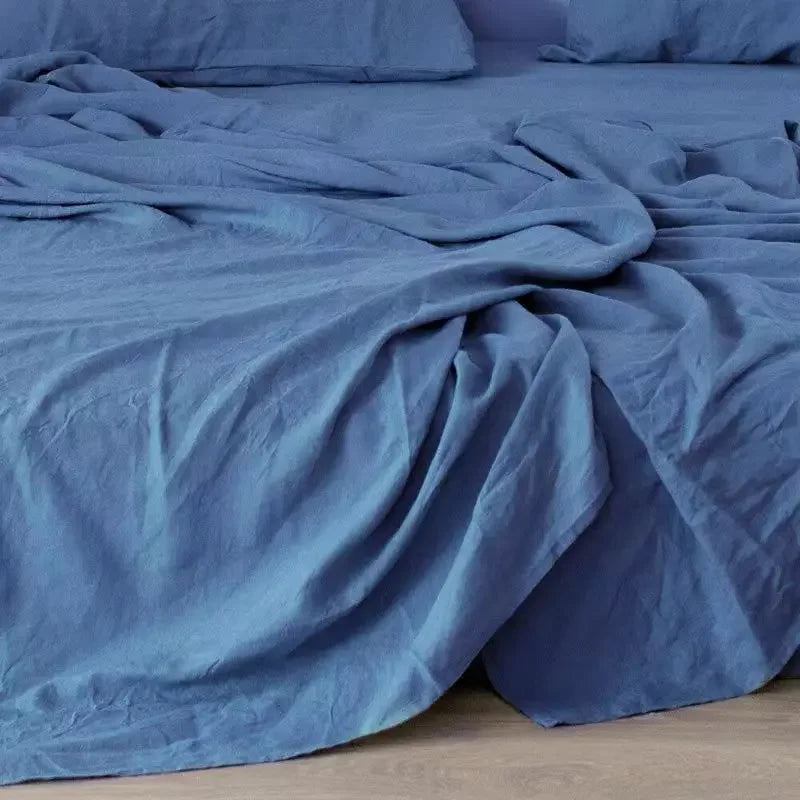 Soren Washed Flax-Linen Sheet Set