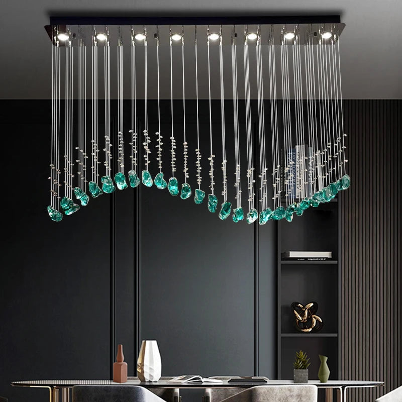 Halo Glass Chandelier