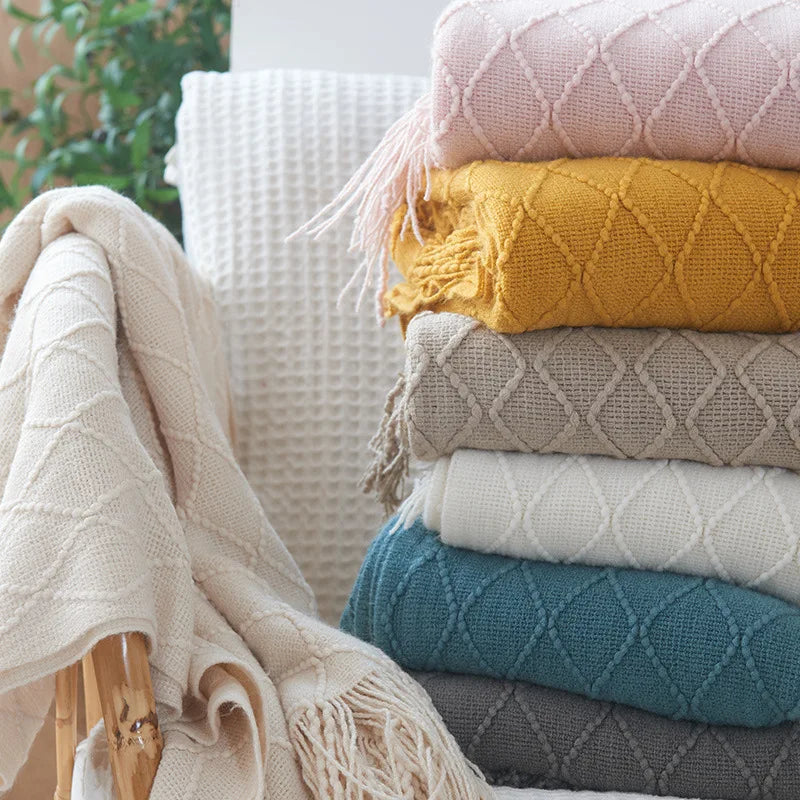 Freya Nordic Tassel Throw
