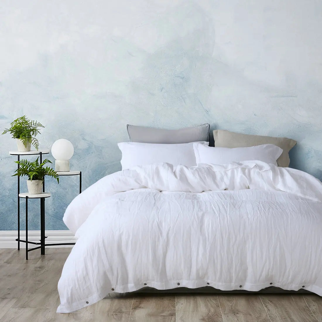 Elodie French Linen Duvet Cover