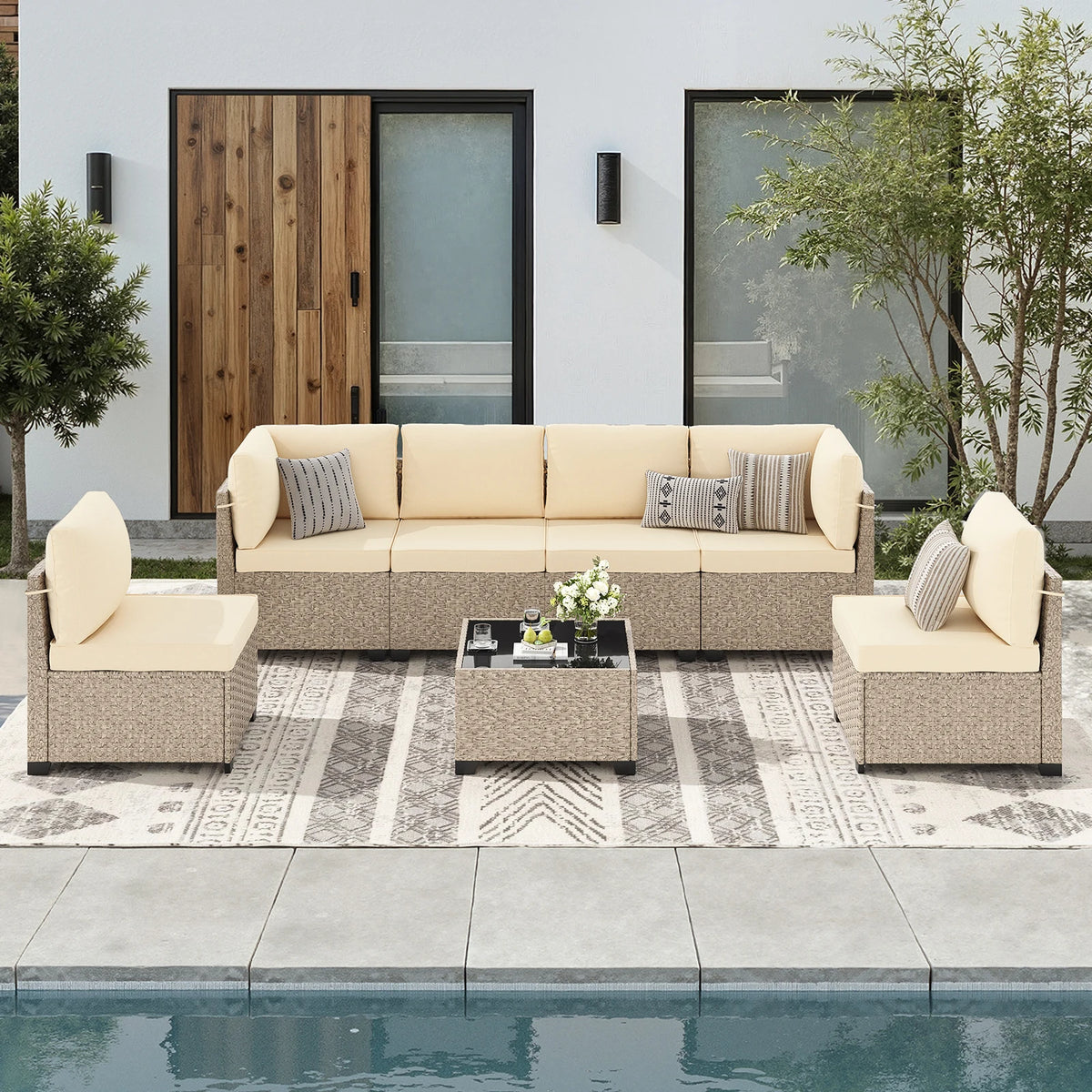 Sorrento Seven-Piece Patio Set