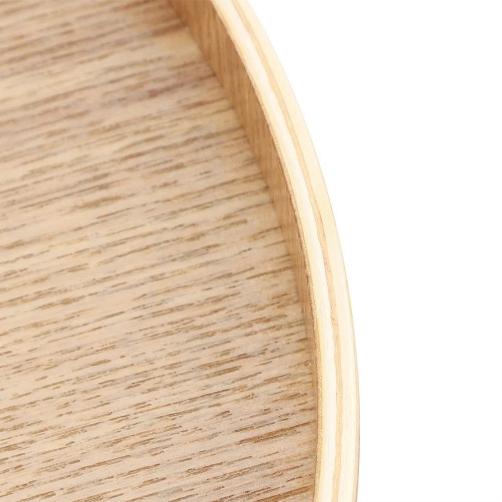 Arden Round Wooden Serving Tray