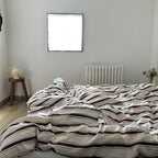 Beau Striped Cotton Duvet Set