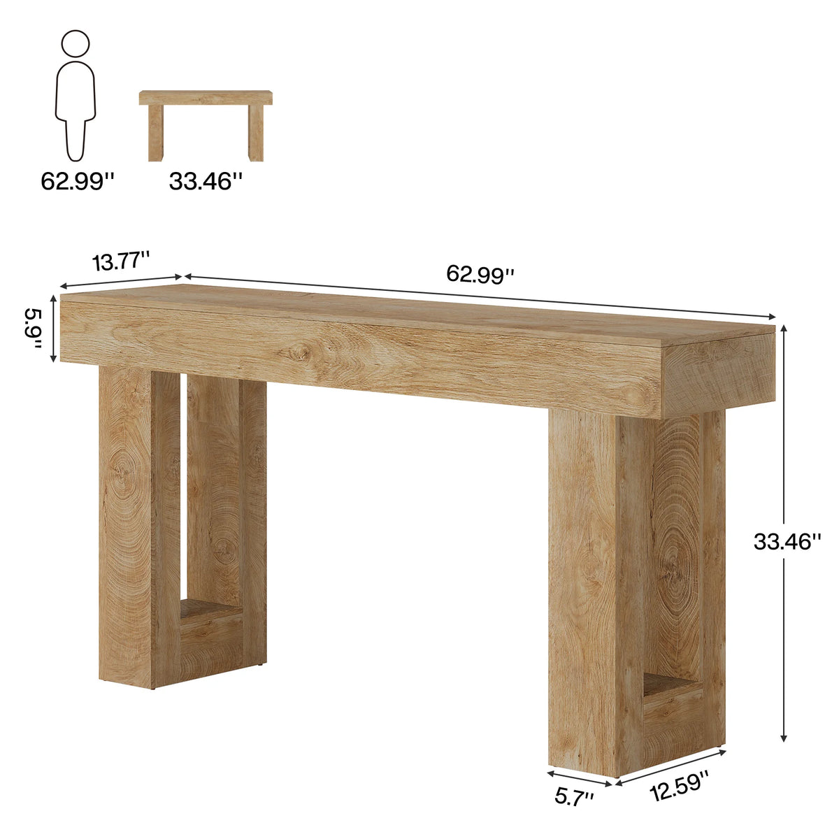 Briar 63-Inch Console Table