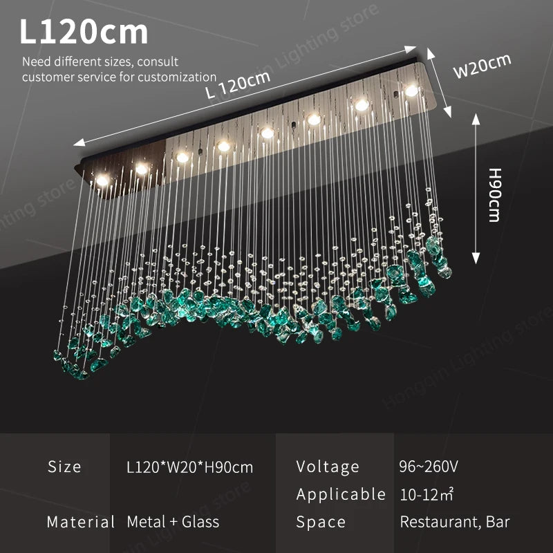 Halo Glass Chandelier