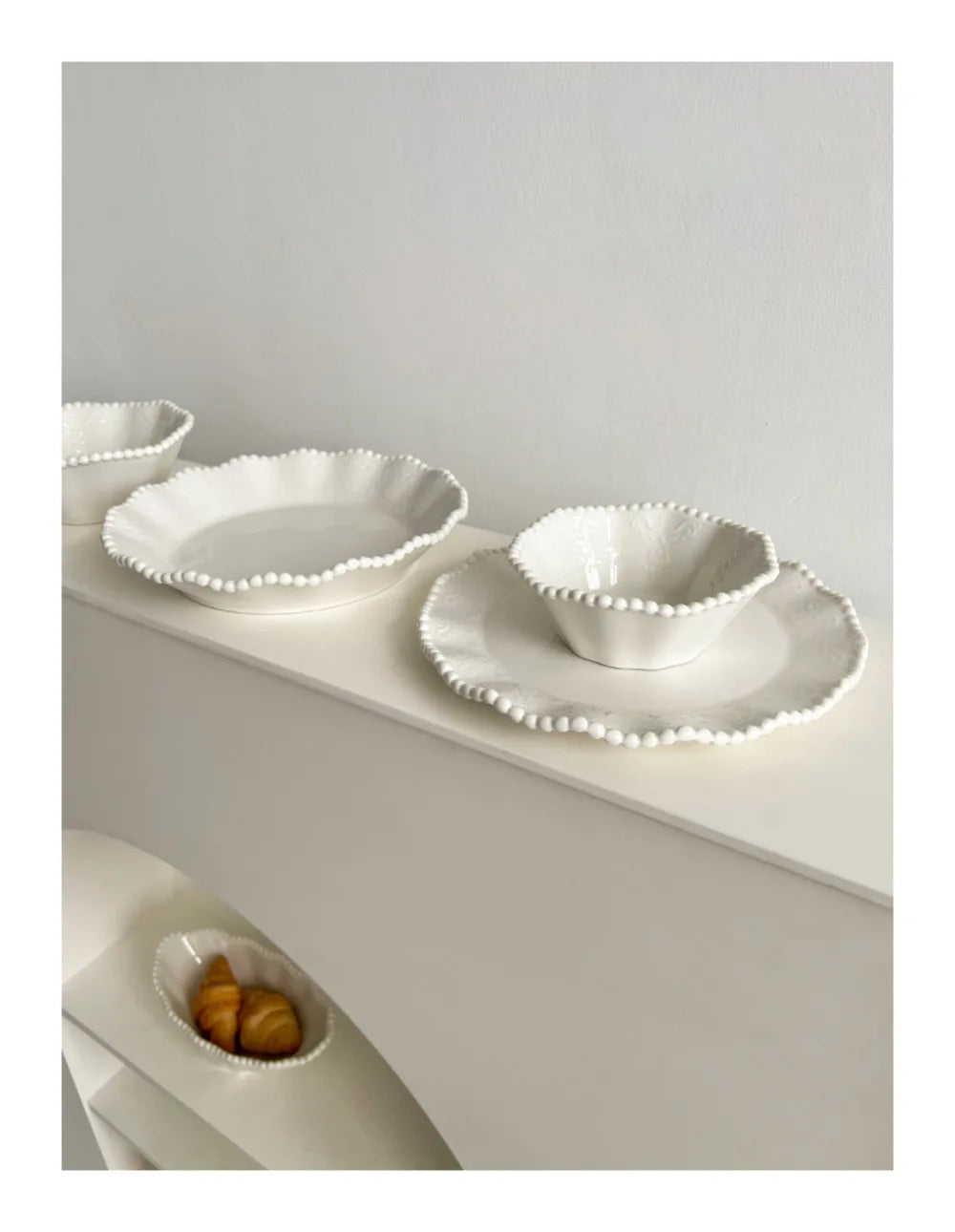 Esme Ceramic Pearl Tableware Set