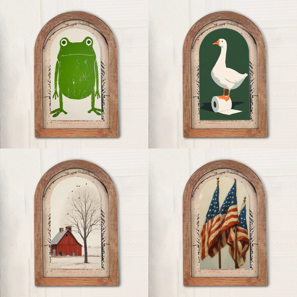 Mabel Arched Botanical Wall Art
