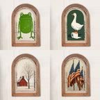 Mabel Arched Botanical Wall Art