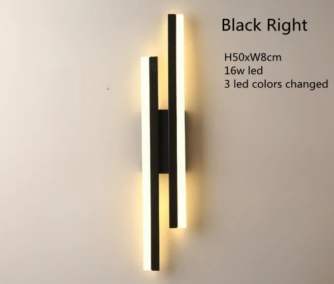 Linear Tricolour Wall Sconce — product detail view 10