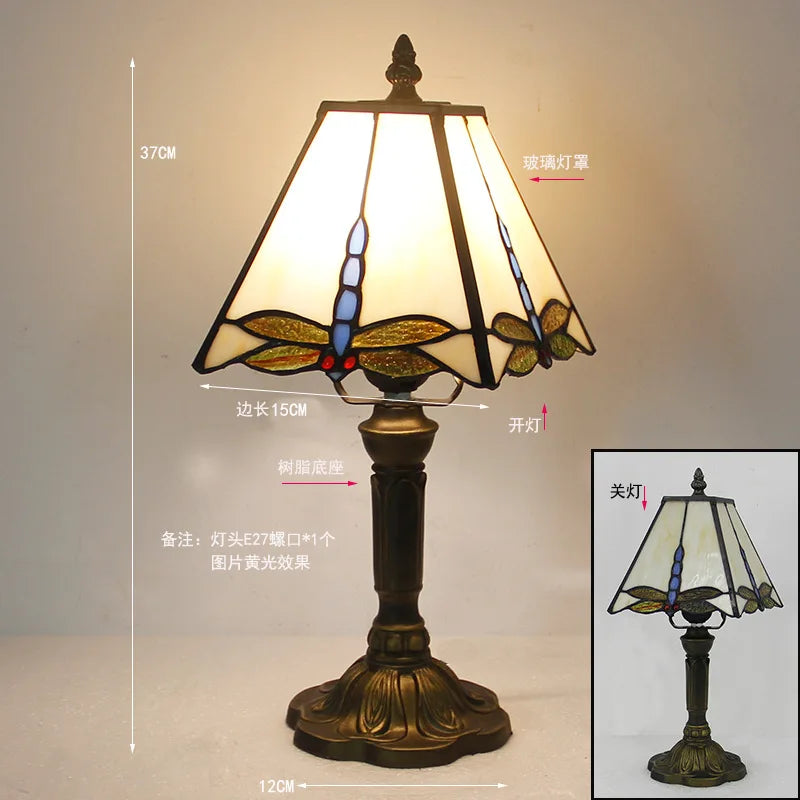 Rosalie Stained Glass Table Lamp