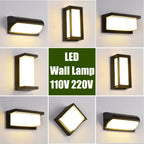 Modern Shield Outdoor Wall Light — product detail view 1