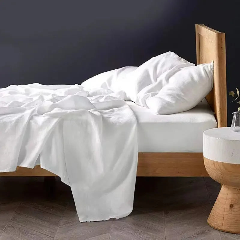 Soren Washed Flax-Linen Sheet Set