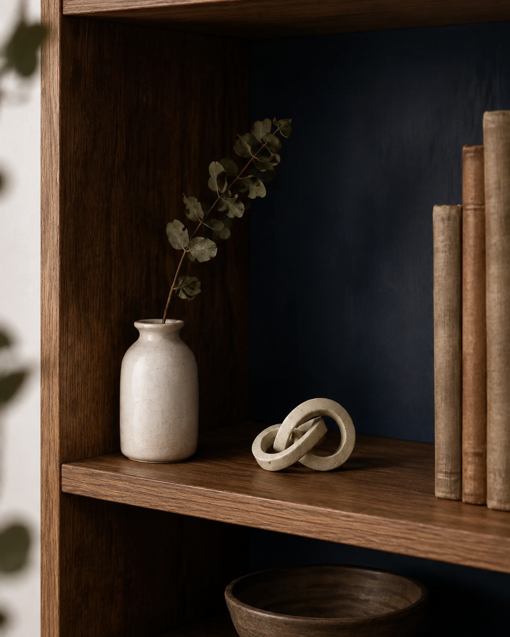 Ansel Decorative Knot Sculpture styled in a warm Vale & Lume interior