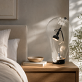 Aurelia Glass Table Lamp in a modern home interior