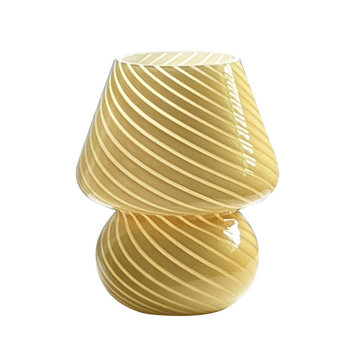 Murano-Style Glass Mushroom Lamp — product detail view 7