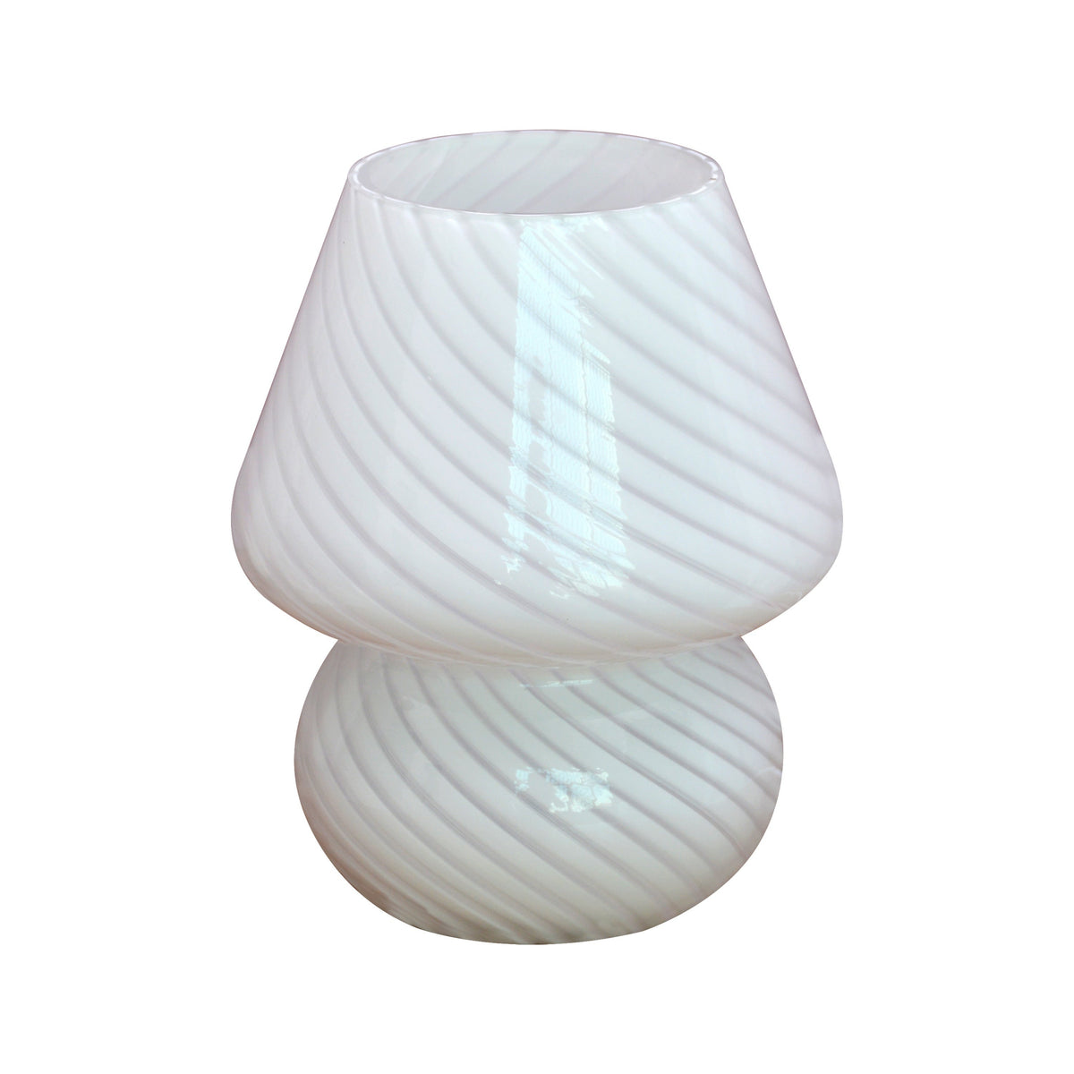 Murano-Style Glass Mushroom Lamp — product detail view 5