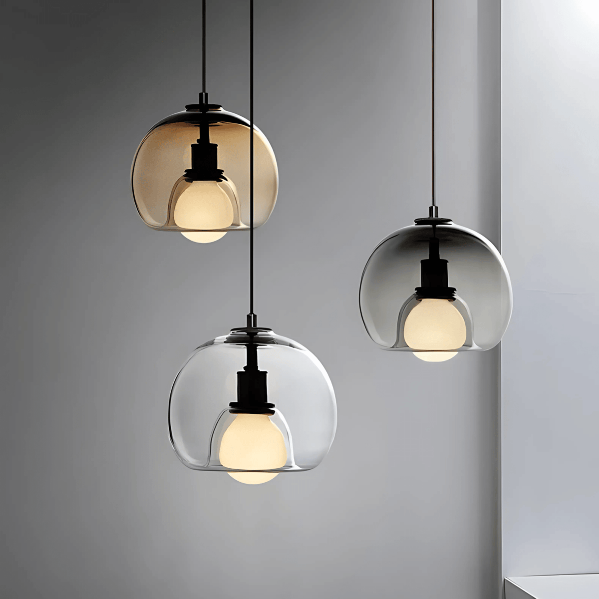 Clyde Glass Pendant Light — product detail view 2