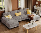 Ellery U-Shaped Four-Seat Sectional in Grey — exact supplier model