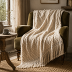 Freya Nordic Tassel Throw — Vale & Lume lifestyle