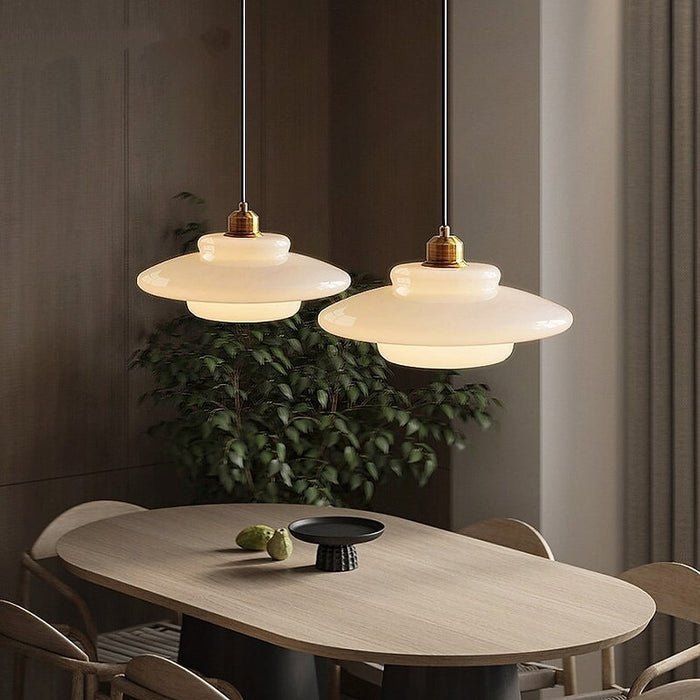 White Glass Pendant Light — product detail view 8