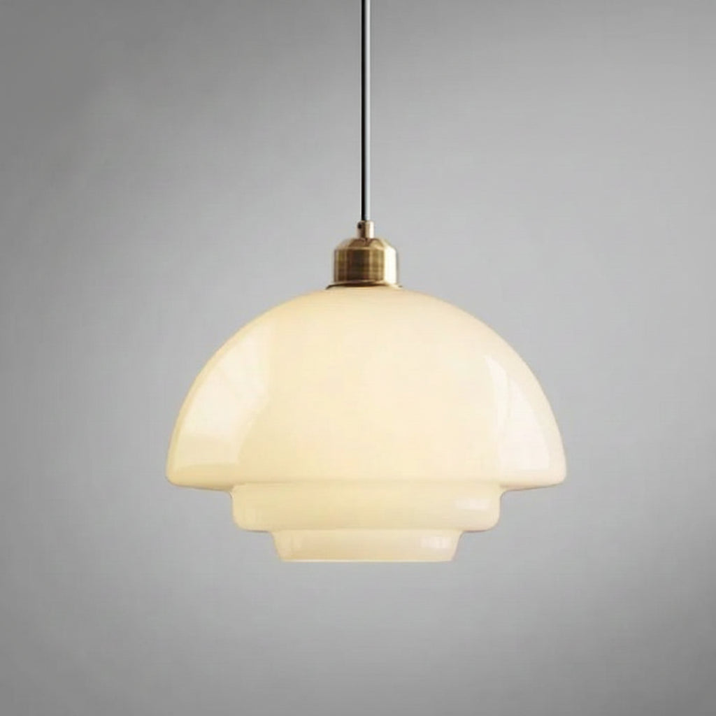 White Glass Pendant Light — product detail view 16