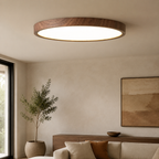 Vale & Lume editorial featured image — Modern LED Ceiling Light Circular Ultrathin Wood Grain Walnut Decorative Light Bedroom Dining Room Living Room Indoor Home Light
