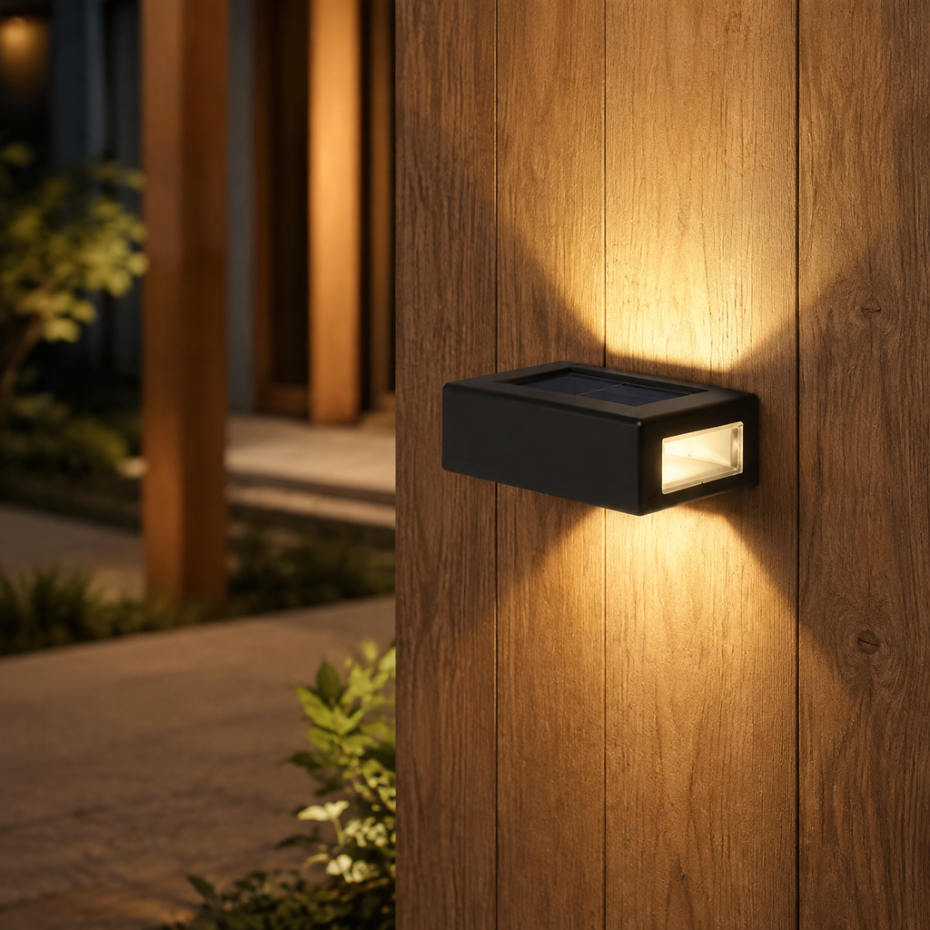 Vale & Lume editorial featured image — Solar LED Outdoor Light Solar Lighting Sensor Lamp Streetlights Exterior Garden Decoration Garland Waterproof Solar Wall Light