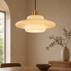 Vale & Lume editorial featured image — White Glass Pendant Light | Modern Mid-Century Elegance