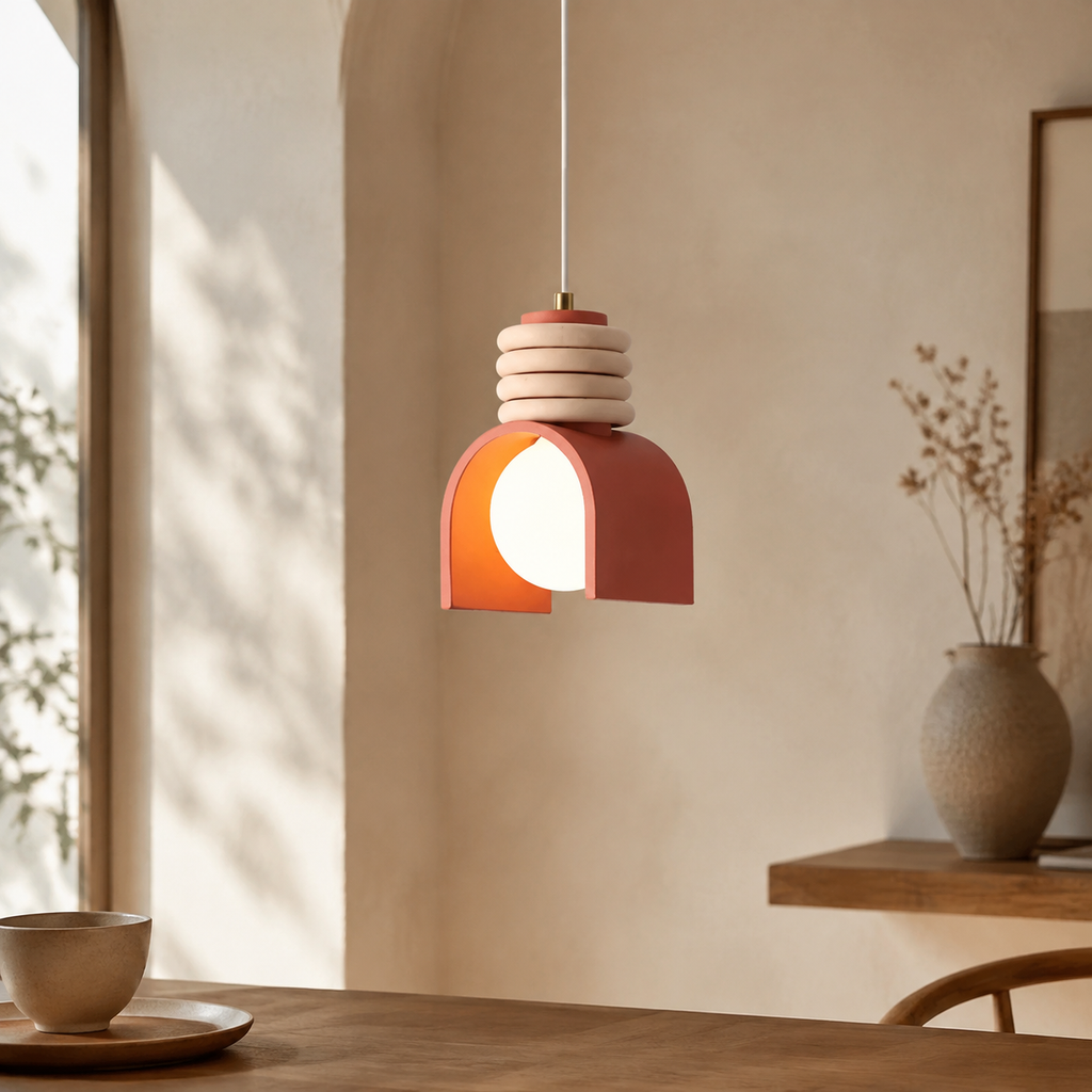 Vale & Lume editorial featured image — Wabi-Sabi Pendant Light | Japanese Minimalist Resin Design