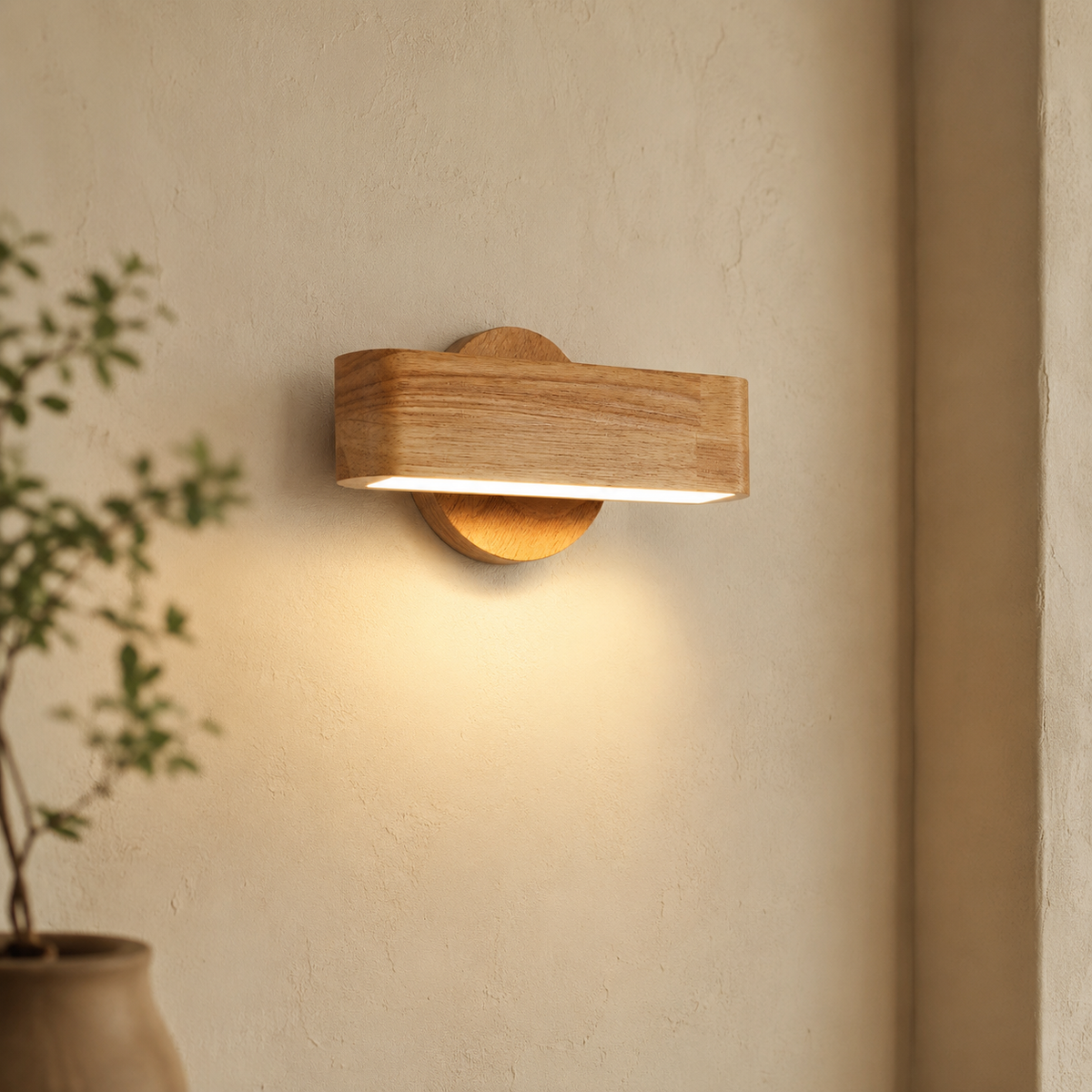 Vale & Lume editorial featured image — Rotating Wall Lamp | Japanese Solid Wood & Aluminium Design