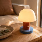 Vale & Lume editorial featured image — Mushroom Table Lamp | Modern Rechargeable LED Light