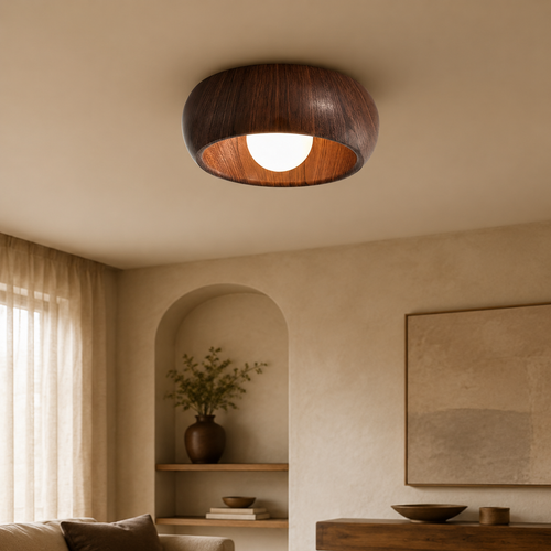 Vale & Lume editorial featured image — Albanora Ceiling Lamp | Minimalist Modern Wooden LED Fixture