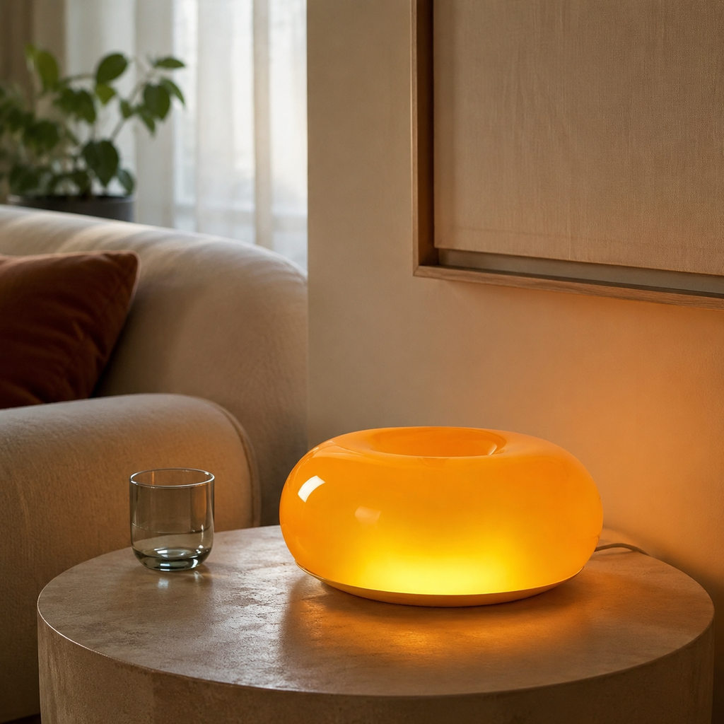 Vale & Lume editorial featured image — Bauhaus Donut Lamp | Modern LED Table & Wall Light