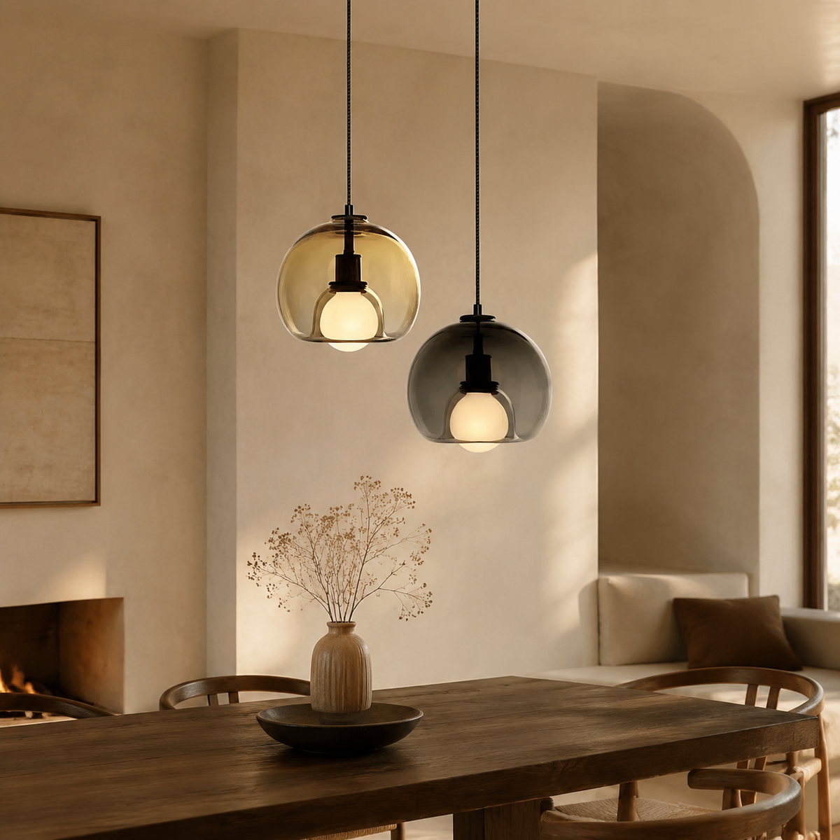 Vale & Lume editorial featured image — Clyde Glass Pendant Light | Modern Handblown Elegance